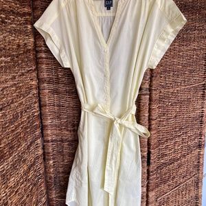 GAP  Mini Shirtdress Yellow